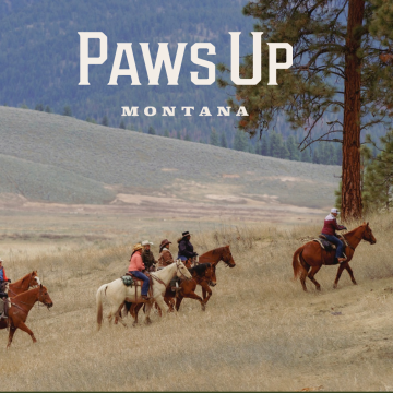 Group of cowgirls riding horses across a dry meadow with a pine tree and distant hills; banner text reads 'COWGIRL FALL ROUNDUP' and 'SEPTEMBER 11-14, 2026'.